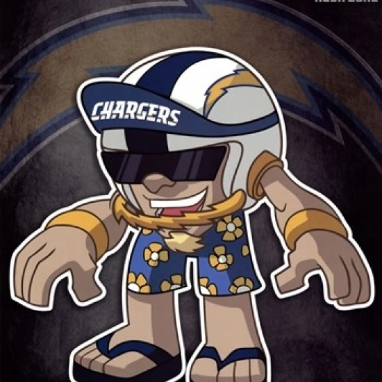 San Diego Chargers - Rusher 13 Poster Print (22 x 34)