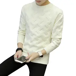 Осень 2019 г. Мода Досуг хан издание молодежи толстый вязаный свитер оптовая продажа оказать для мужчин студентов
