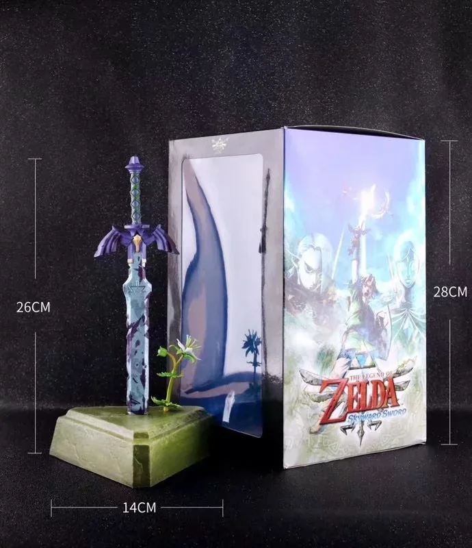 Link Zelda Legend of Zelda фигура Дыхание Дикого мастера меч Yahaha оружие 26 см Модель Фигурки ПВХ ринкедо