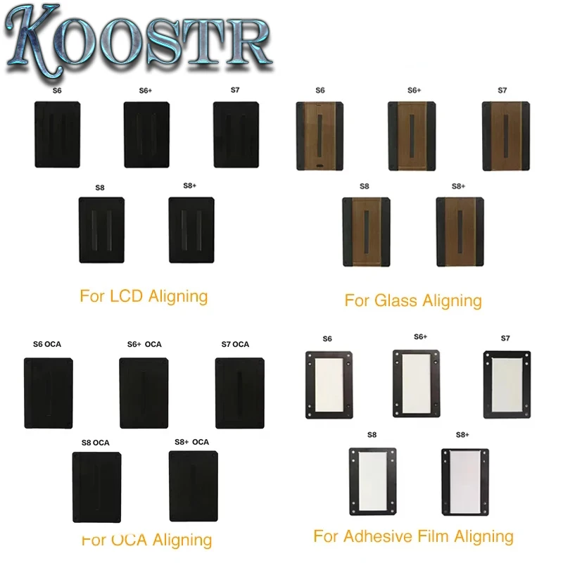 

edgeK18 OCA/Glass/LCD Locating and Laminating mold for Samsung Curved Surface S6 S6+ S7 S8 S8+ note8 S9 S9+ Note4 LCD Repair