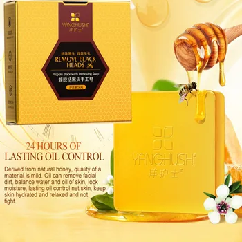 

Natural Honey Milk Soap Moisten Skin Facial Clean Pore Minimizing Replenishing Water Handmade Washing Face Soap