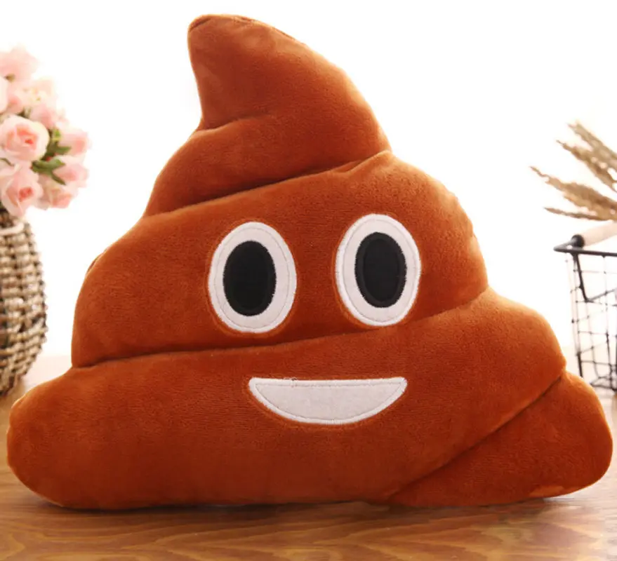 

2018 New Fashion Poop Poo Family Emoji Emoticon Pillow Stuffed Plush Toy Soft Cushion Doll Hot