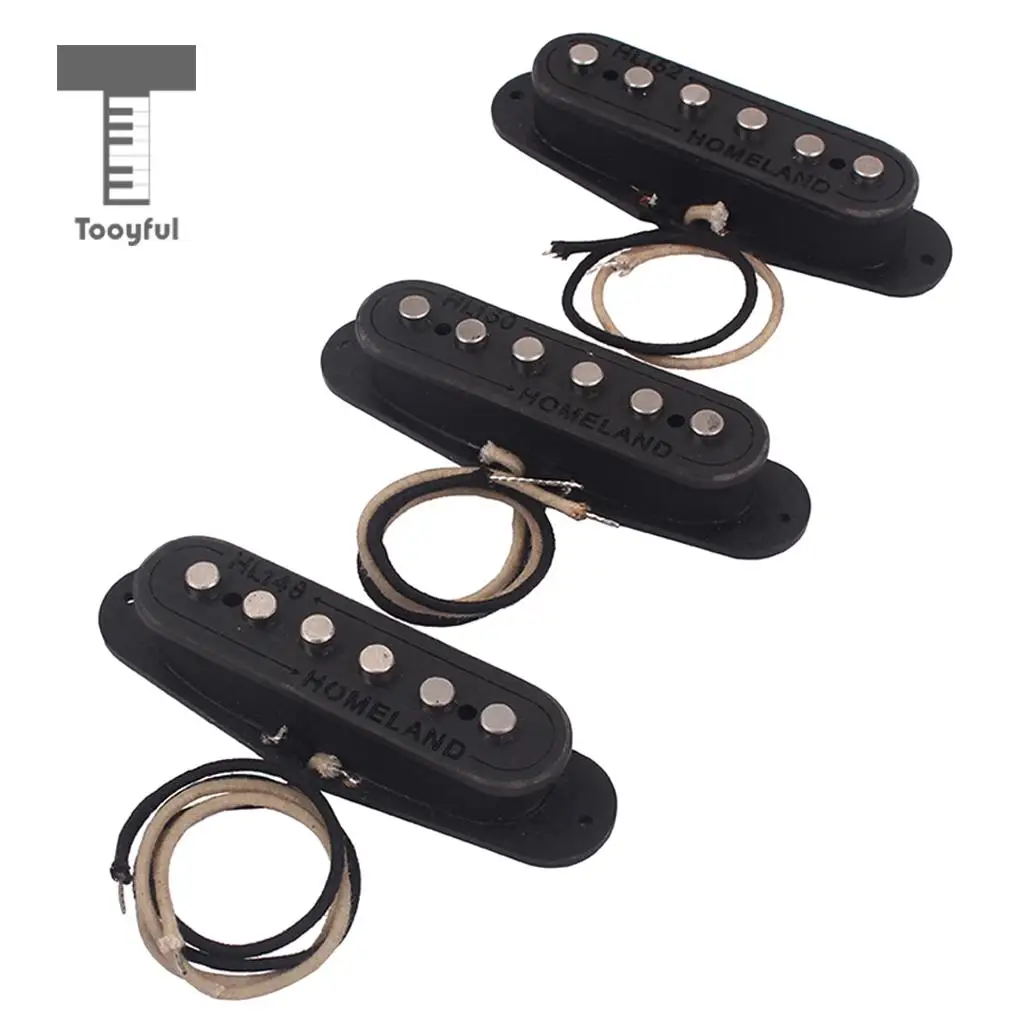 Tooyful 3 шт. SSS пикап фотоаксессуары для гитары Strat Stratocaster ST Box аксессуары с ручной
