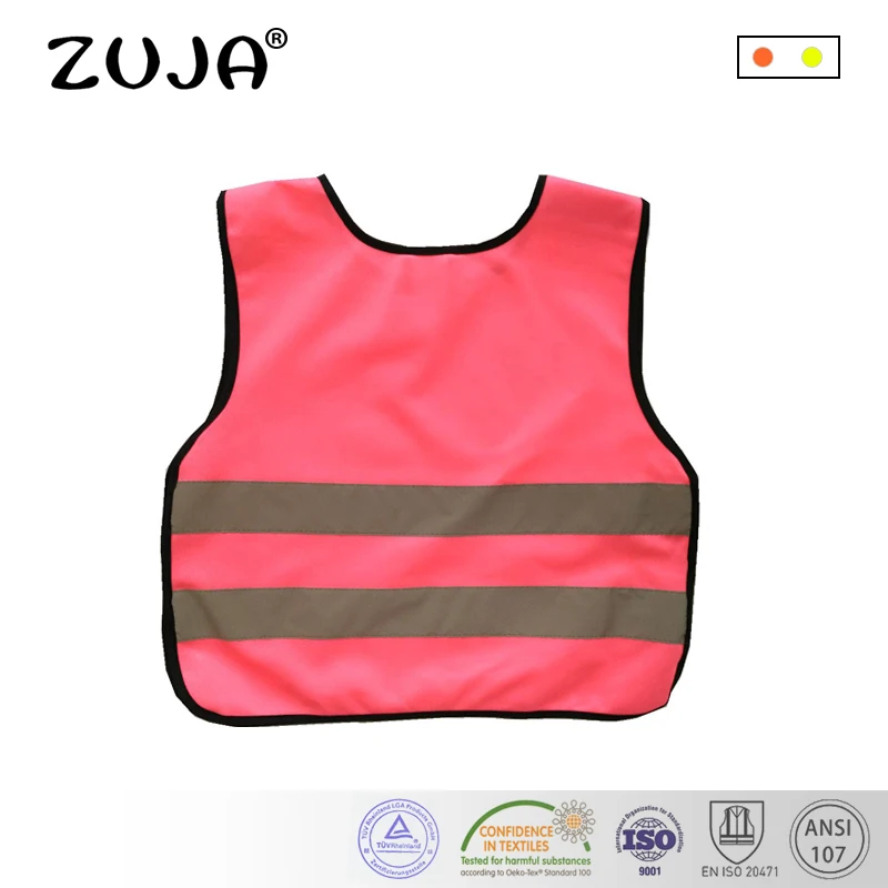 2 Colors Pink Green Kids Reflective Safety Vest Kids Hi-Vis Keep Safe 2 Colors Pink Green Kids Reflective Safety Vest Kids Hi-Vis Keep Safe