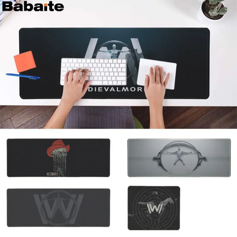 

Babaite Westworld Locking Edge Mouse Pad Game Speed/Control Version Large Gaming Mouse Pad