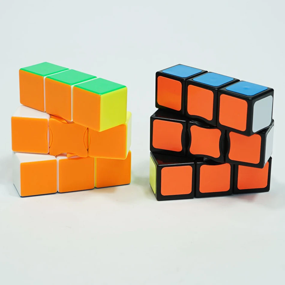 Супермягкий волшебный куб YJ 1x3x3 черный/без наклеек YongJun 133 скоростной пазл Куб