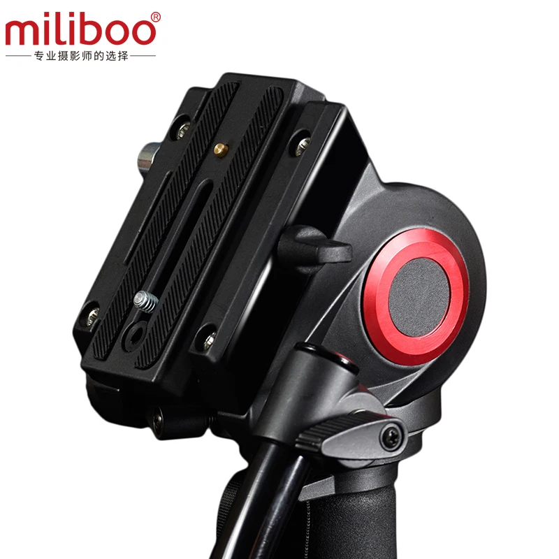 miliboo MTT704B Professional Portable Carbon Fiber Camera Camcorder Tripod for Video/DSLR StandHalf