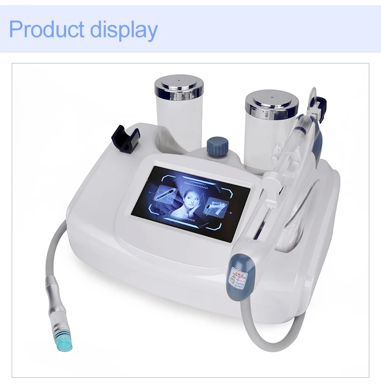 US $502.15 Multifunctional 2 In 1 Water Peeling Small Bubble Facial Machine Skin Meso Injection Mesotherapy Gun For Salon Use DHL