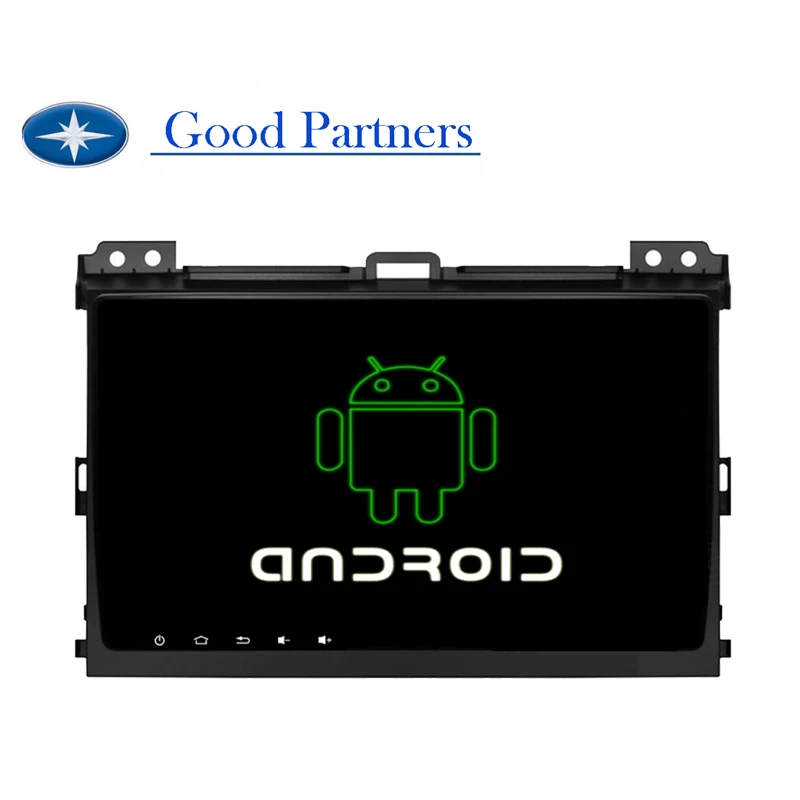 9&quot HD Android Quad Core 2din Car PC Multimedia Player GPS Navigation 1080P Radio For Toyota Prado 120 | Автомобили и