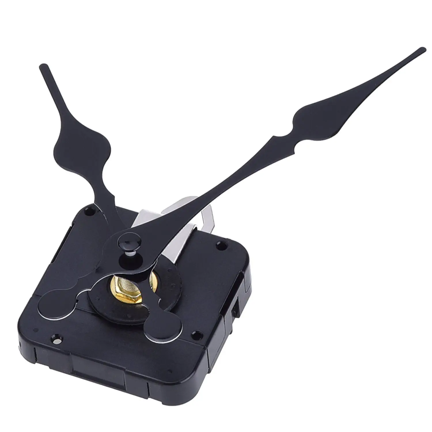 

Practical Long Spindle Clock Mechanism Movement, 3/ 5 Inch Maximum Dial Thickness, 1-1/ 10 Inch Total Shaft Length