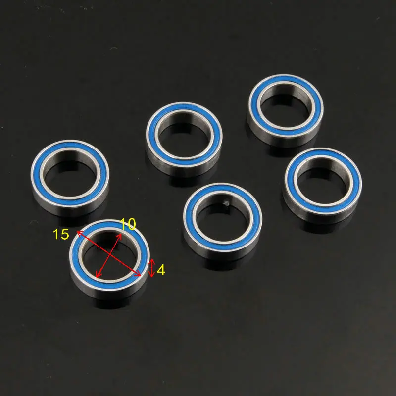 6pcs/set AXA1230 10x15x4mm Metal Precision Ball Bearing RC Car