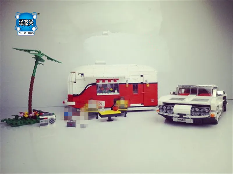 

XingBao 2436Pcs The MOC Camper Set New Creative Series Children Educational Building Blocks Bricks Toys Model Boys Gifts