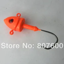 Рыболовная приманка, приманки из свинца, джиг-голова, крючок, 28 г, джиг-воротник, 10 шт./партия