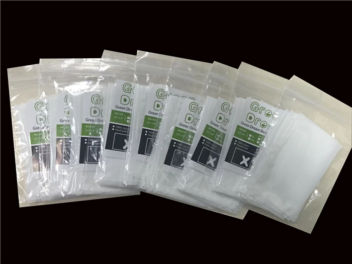 10Pcs Rosin Extraction Screen Bags Nylon Heat Press Filter Bags 2x4.5 inch 90 Mi 