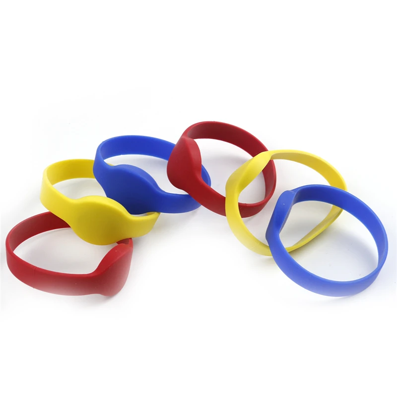 OWGYML 125 кГц RFID EM4100 TK4100 браслет ID карты Силиконовые скрепки радиочастотной идентификации Чтение только RFID браслет карта контроля доступа