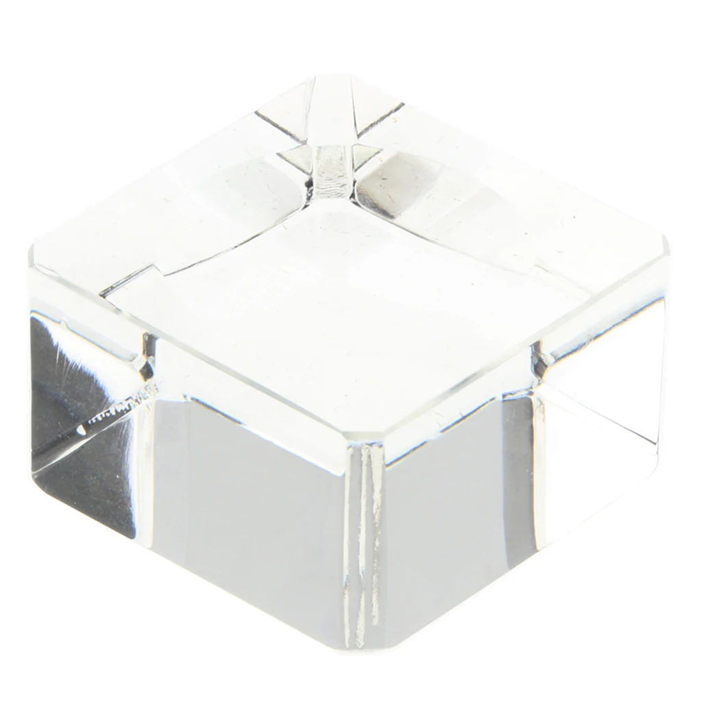 Прозрачный квадратный кристалл Дисплей стенд держатель для 40-60 мм Хрустальный шар Сфера Шар