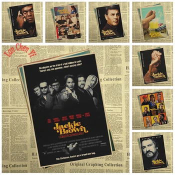 

Jackie Brown Classic Movie Kraft Paper PosterOffice Gift Room Dining Home Decor wall sticker Design