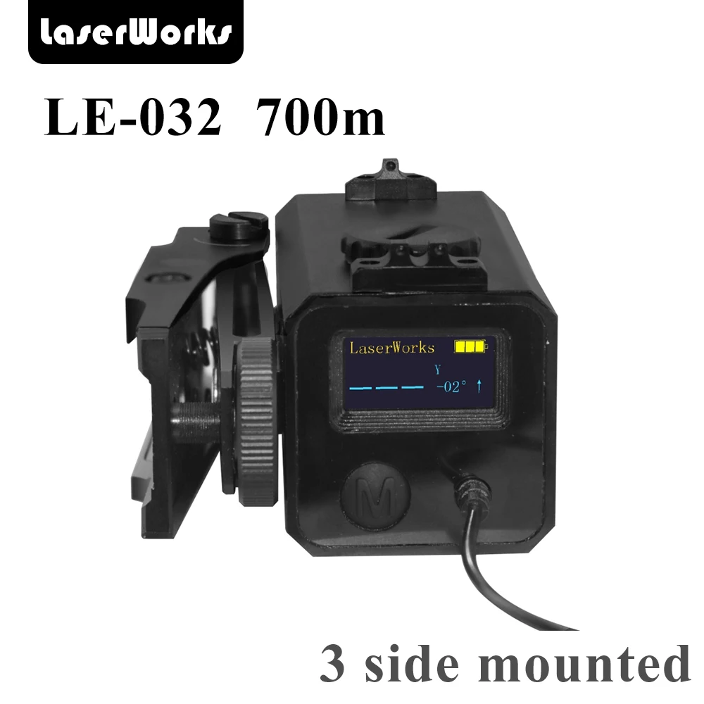 LaserWorks LE032 700 meter Metall Legierung Laser-entfernungsmesser Zielfernrohr Mate mit halterung Seiten-levation einstellbar LaserWorks LE032 700 meter Metall Legierung Laser-entfernungsmesser Zielfernrohr Mate mit halterung Seiten-levation einstellbar