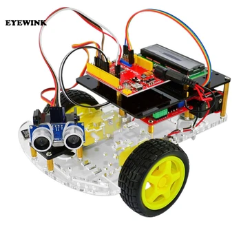 

Intelligent Car Learning Suite Robot Intelligent Turtle Wireless Control Based For Arduino Robot Car Assembly Kit