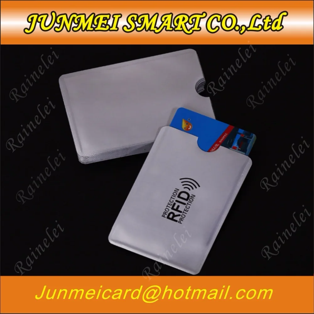 

Free shopping Low Cost Good Quality RFID blocking card protector Anti Theft Credit Card Holder Aluminum RFID card Sleeve 10pcs