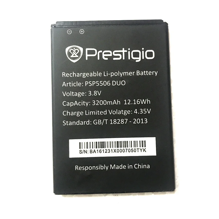 3 8 V 3200 mAh запасная батарея для Prestigio Grace Q5 psp 5506DUO 5506 DUO Bateria мобильный телефон + номер