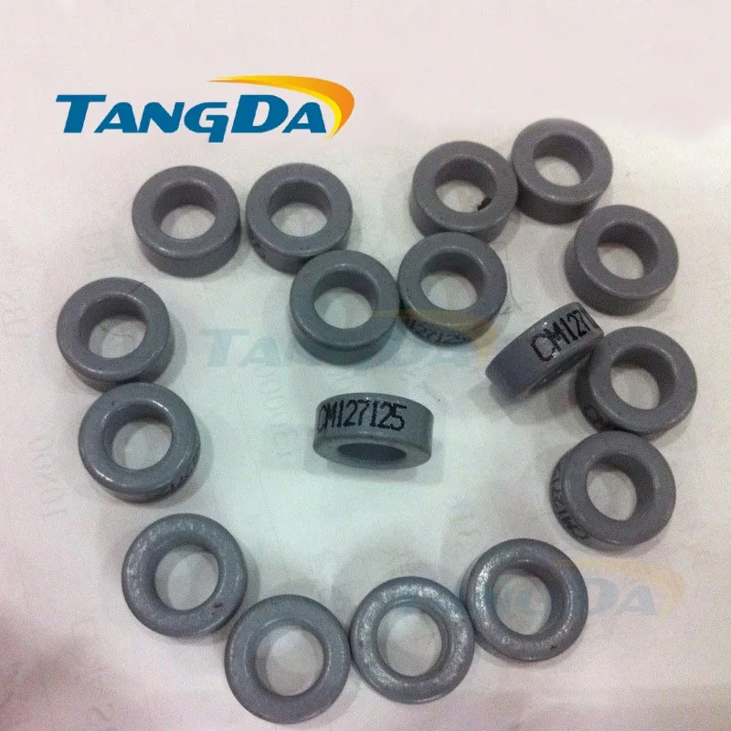 

Tangda MPP Cores CM127125 12.7*7.8*4.75 mm SMPS RFI Molypermalloy Powder 125u