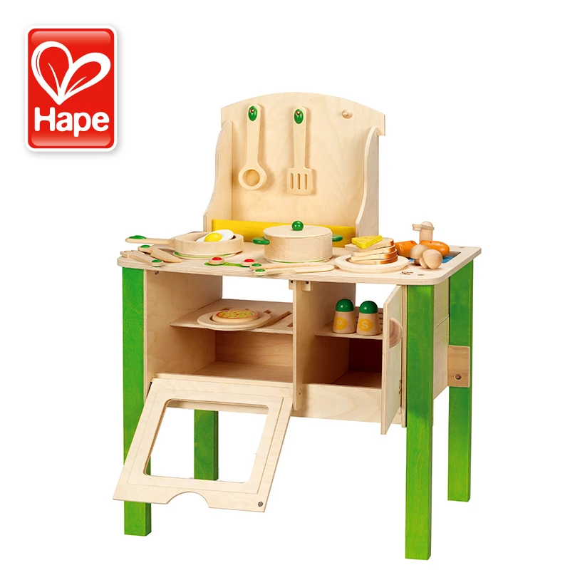 The German Hape Kitchen Set Play Toys Children S Baby Most The German Hape Kitchen Set Play Toys Children S Baby Most Loves Simulation Wooden Ings In Furniture From Hobbies On Aliexpress