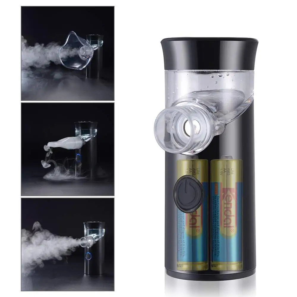 

Mini Portable Handheld Nebulizer Humidifier Battery Powered Inhaler Machine for Kids & Adults