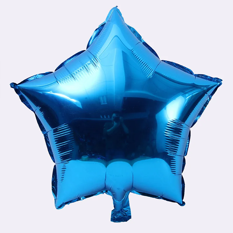 10 шт Гелиевый шар Звезда Свадебные Воздушные шары из алюминиевой фольги надувной подарок украшение для дня рождения 10 дюймов - Цвет: Sapphire Blue