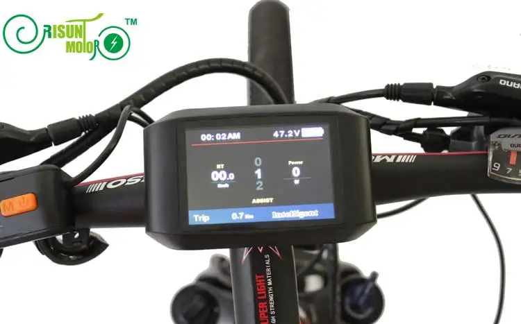 Cheap ConhisMotor Ebike 24/36/48V LCD TFT 750C Color Display Available Electric Bike BAFANG Mid Drive Motor BBS01 BBS02 BBS03 BBSHD 0