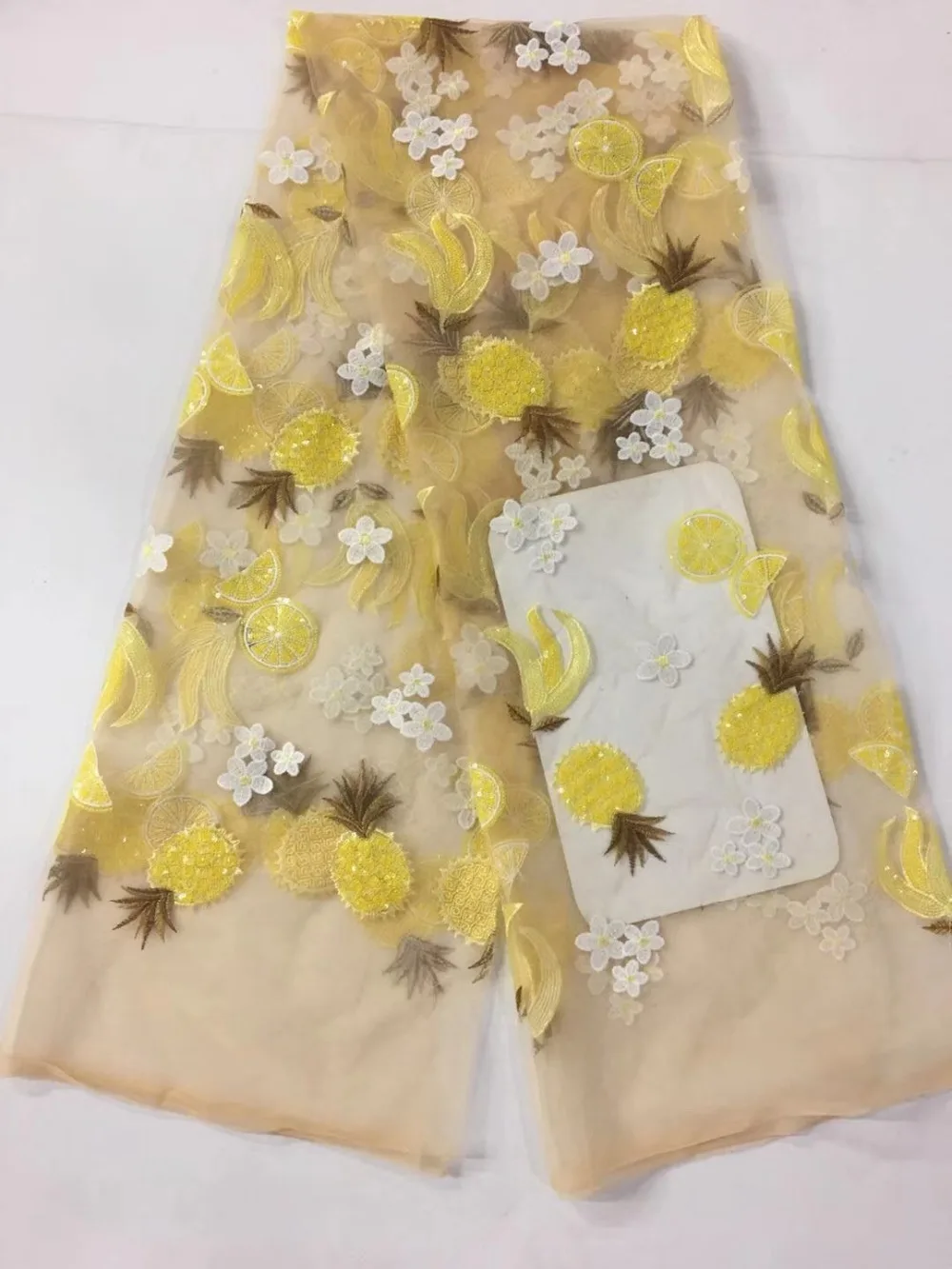 

African Tulle Lace Fabric 2018 African French Lace Fabric High Quality Nigerian Embroidery Tulle French Lace with paillette