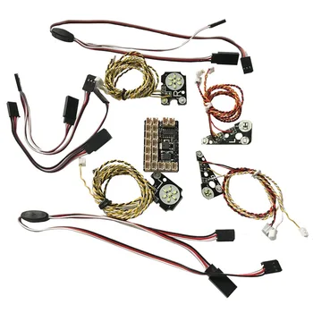 

New Arrival TRX4 RC Car Front Rear LED Lights Lamp Group Sets for 1/10 RC Crawler Traxxas TRX-4 RC Car Part