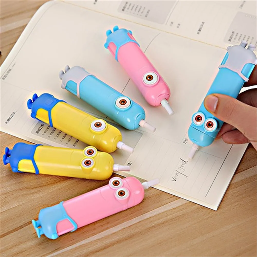 

Electric Eraser Kit Pencil Automatic Eraser with 12pcs Rubber Refills Electric Fan School Supplies