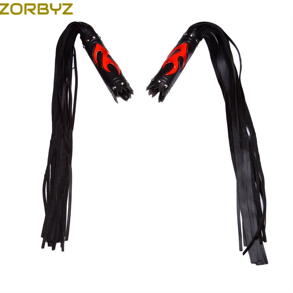 ZORBYZ мотоциклетный чехол из искусственной кожи с черным пламенем для рычага руля