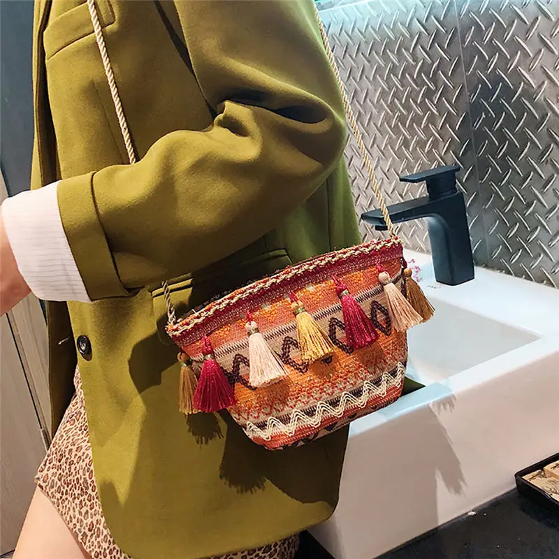  Tassel Wild Handbag Shoulder Bag Crossbody Bag for Women 2019 Messenger Bags women's bag bolsa feminina sac a main 40AP1611