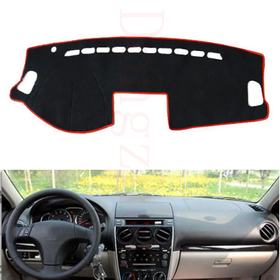 

Dongzhen Fit For Mazda 6 for Mazda6 Car Dashboard Cover Avoid Light Pad Instrument Platform Dash Board Cover