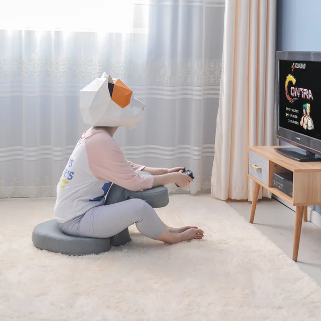 Special Offers 29%,lazy sofa Single tatami Watch TV esports game seat Home Breathable Removable recliner Corrective chair with steel frame