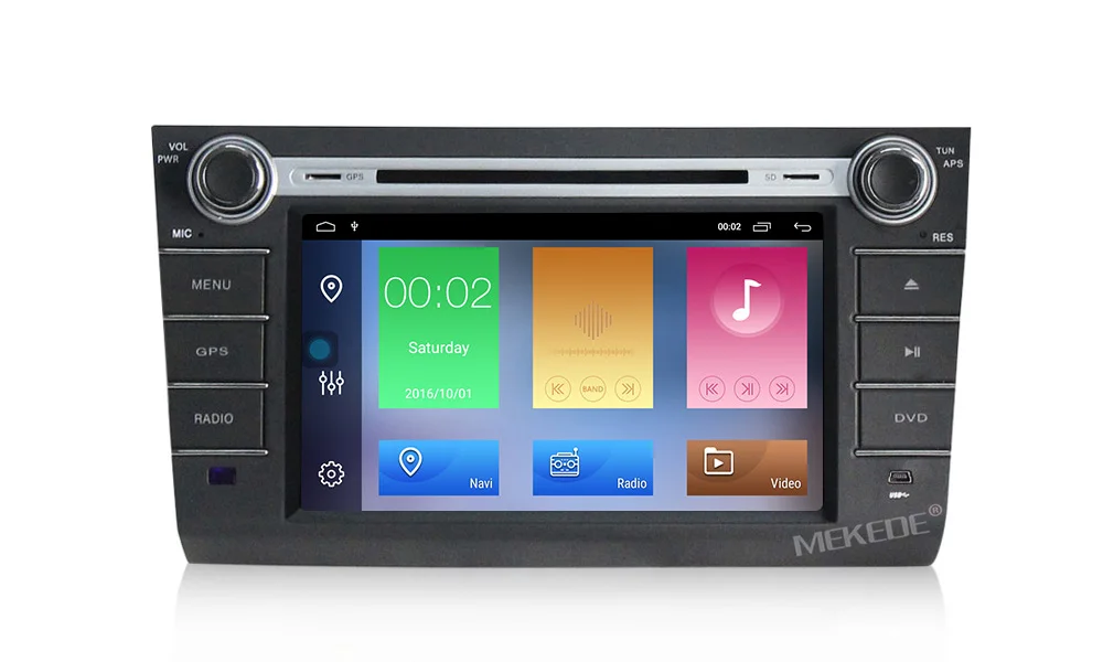 Discount MEKEDE 2+32G android 9.1 Car multimedia player for Suzuki Swift 2004-2011 support gps dvd navigation radio ipod wifi BT RDS 12
