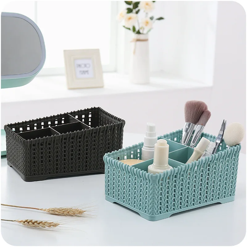 

Large Capacity Makeup Organizer Cosmetic Storage Box Makeup Display Case Brush Lipstick Holder Desk Bathroom Organizer