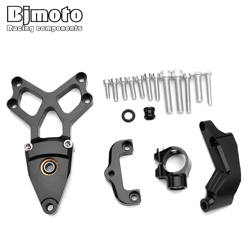 

BJMOTO CNC Motorcycle Damper Steering Stabilize Damper Bracket Mounting Holder Kit For HONDA CBR1000 08-14 Moto Steer Support