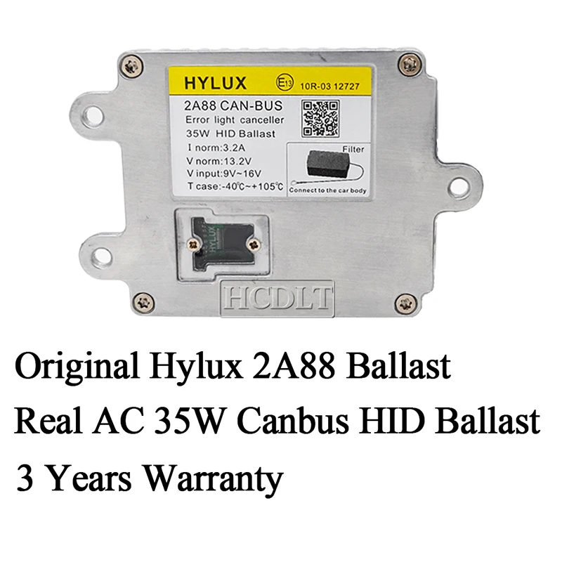 HCDLT Original 35W Hylux 2A88 Canbus HID Xenon Ballast 12V Error Light Canceller Hyluxtek Car Headlight Ballast Reator Retrofit (6)