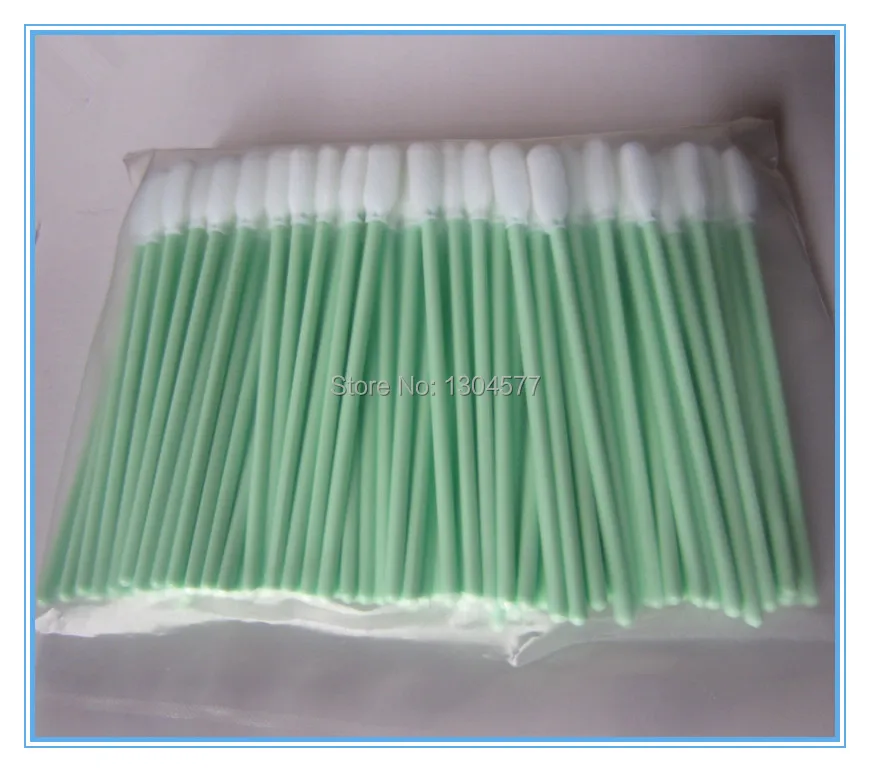 

100 PCS small cleaning swab (sponge stick) for cleaning printer, computer, optical instrument camera lens( FREE SHIPPING)