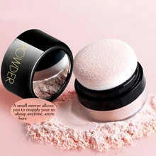 6 цветов гладкая Прозрачная Рассыпчатая пудра для макияжа финишная пудра Водонепроницаемая косметическая пудра для лица