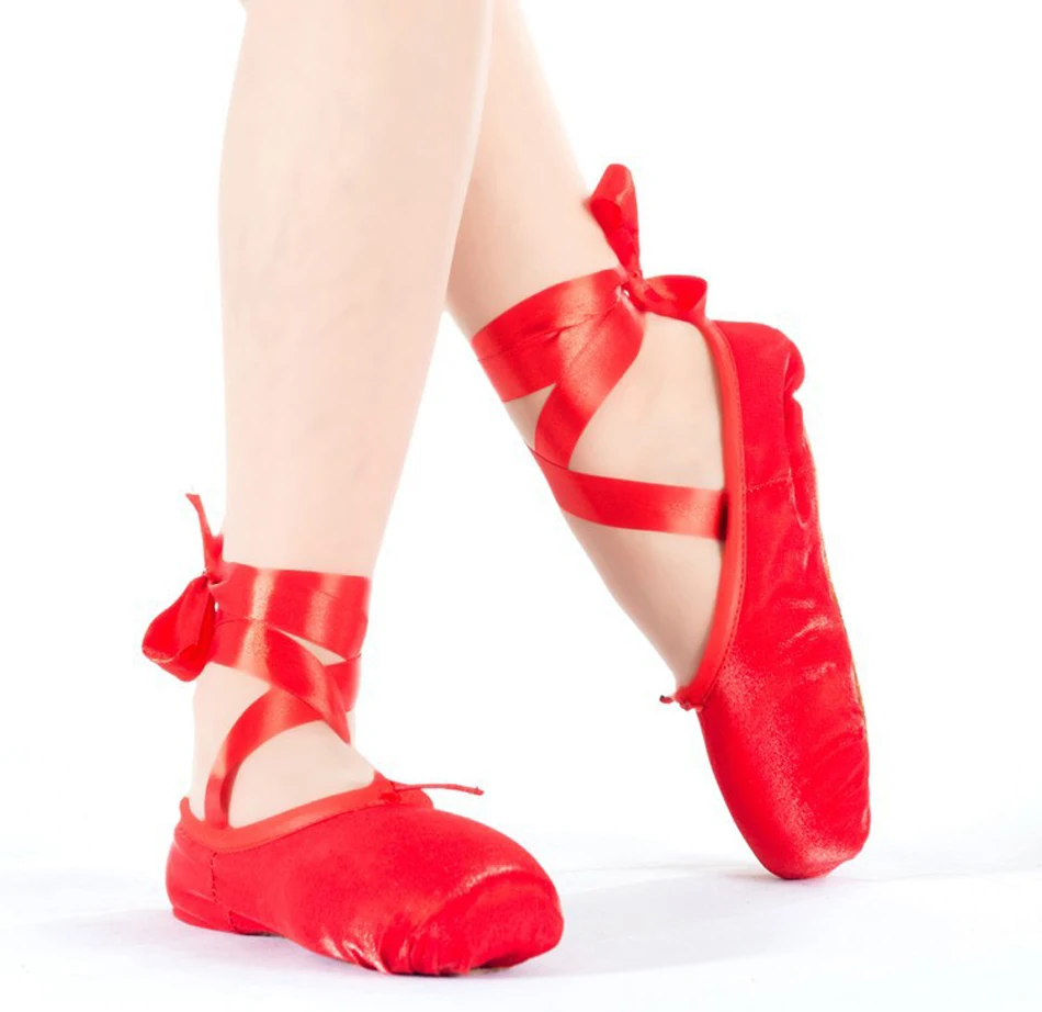 Red Satin Ballet Shoes Size Red Satin Ballet Shoes Size