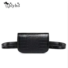 Винтажная портативная женская сумка из искусственной кожи аллигатора на талии Женская поясная сумка для путешествий кошельки женские поясные сумки
