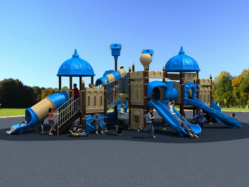 

CE/TUV/SGS amusement outdoor playground combination plastic slide for park/school/community YLW-17820