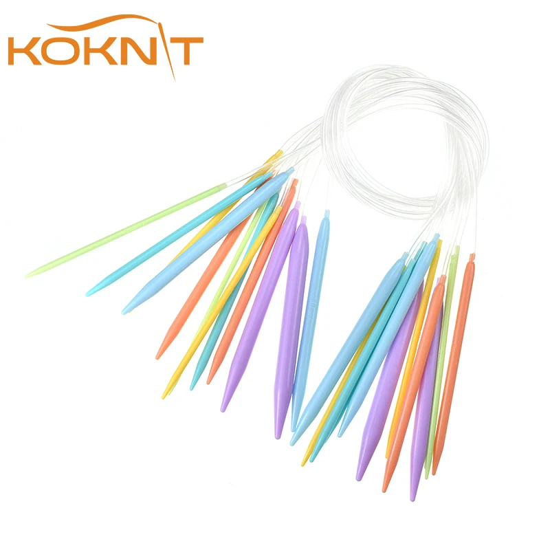 

12pcs/Set Circular Crochet Hook Knitting Needles 80cm Tube Knit Needles For Needles Circular Knitting Crafts Tools KN019