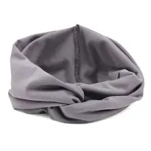 Женский поглощающий пот Йога Бандана тюрбан хиджаб платок головной убор крест спортивные Налобные повязки стрейч аксессуары для волос JUN14