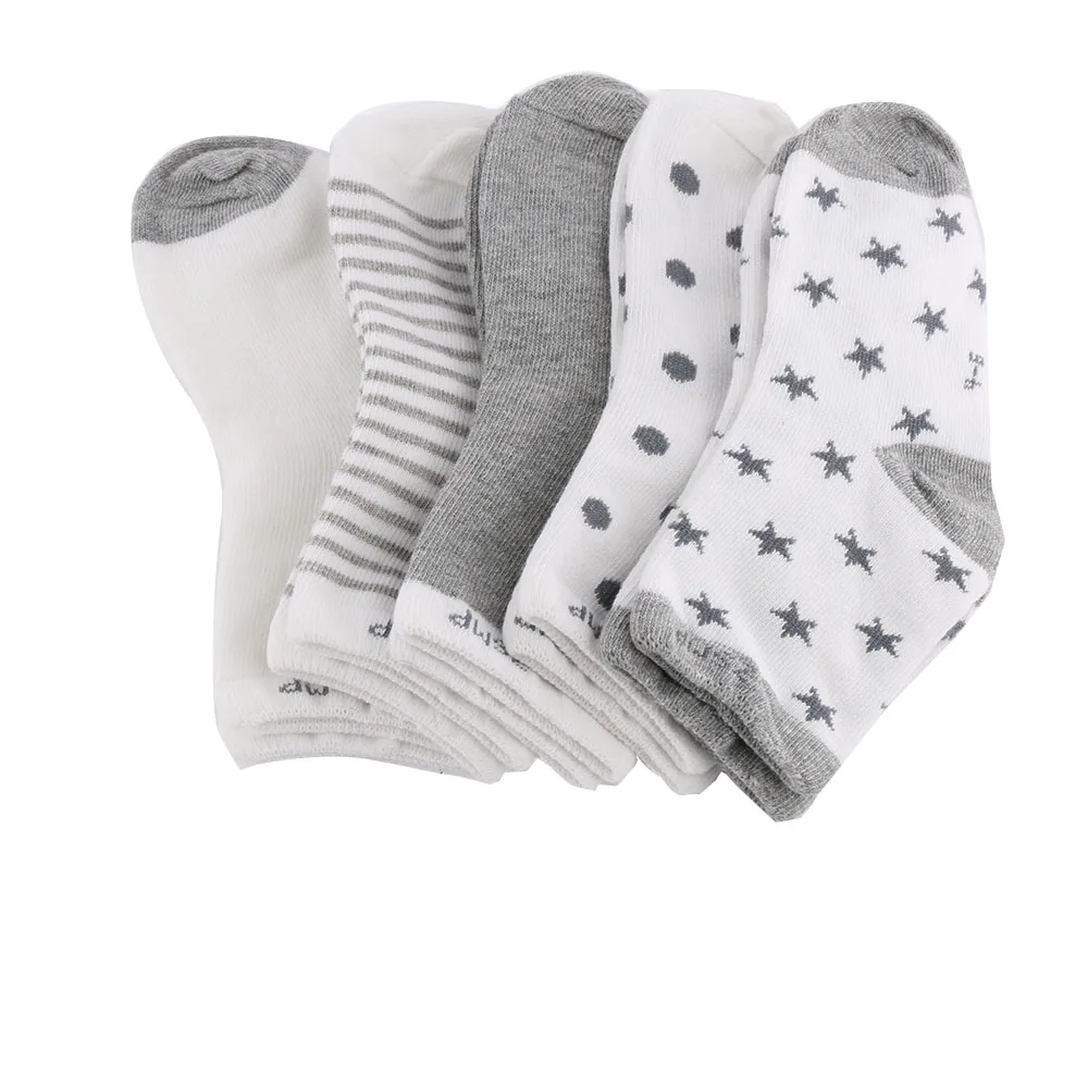 5 пар/компл. 90% хлопковые носки для малышей на весну-на осень-зиму для новорожденных малышей, маленьких детей, без косточек, для 0-10years способствует