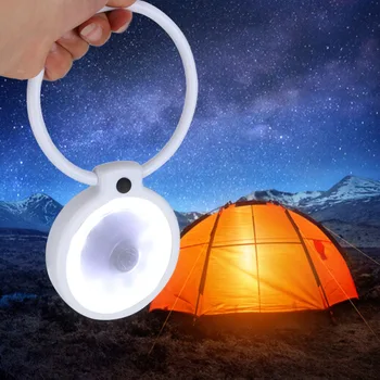 

Outdoor Camping Light Emergency Lamp XPE+COB LED Portable Tents Night Lamp Hiking Fishing Lantern with Magnet and Hook By 4*AAA